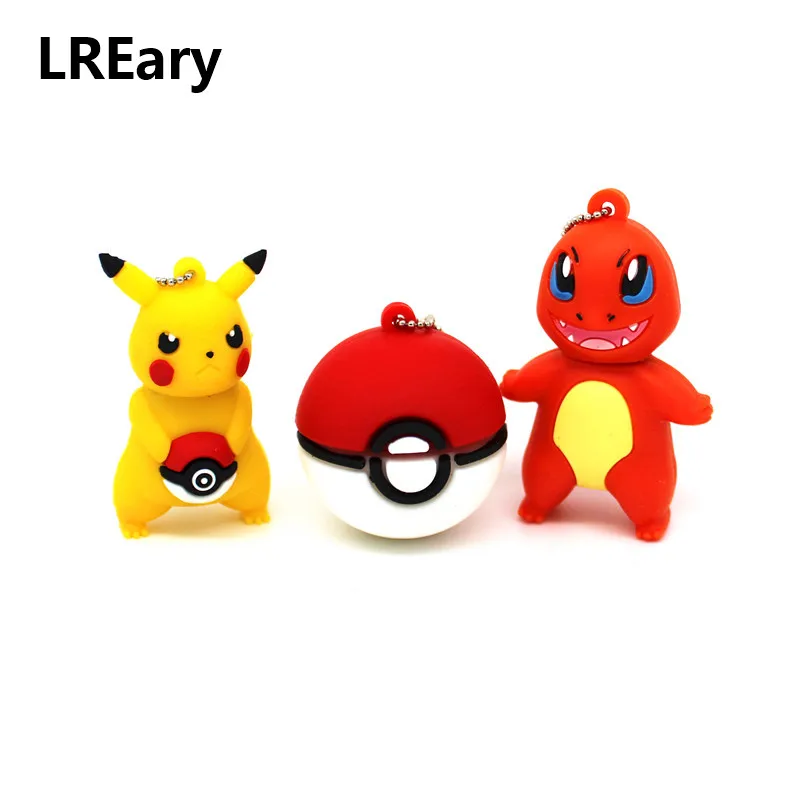 Мультфильм Покемон монстр флэш накопитель usb Squirtle Chelonia Charmander memory stick pendrive