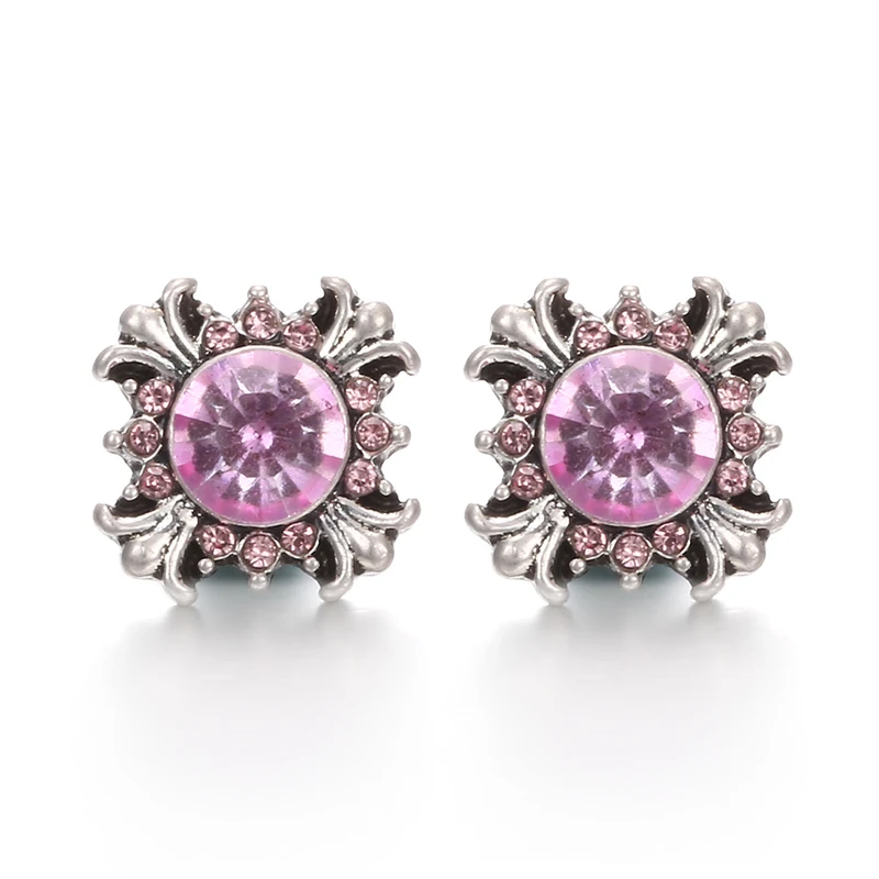 10pcs/lot 12mm Drop Snap Jewelry 7Colors Cross Rhinestone Metal Crystal Button DIY Bracelets Gift | Украшения и аксессуары