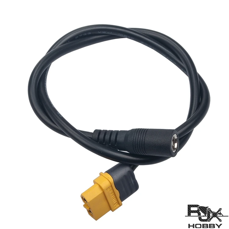 RJXHOBBY XT60 к DC 5 5x2 1 мм Женский адаптер кабель питания для Fatshark Skyzone Aomway Goggles|Детали и