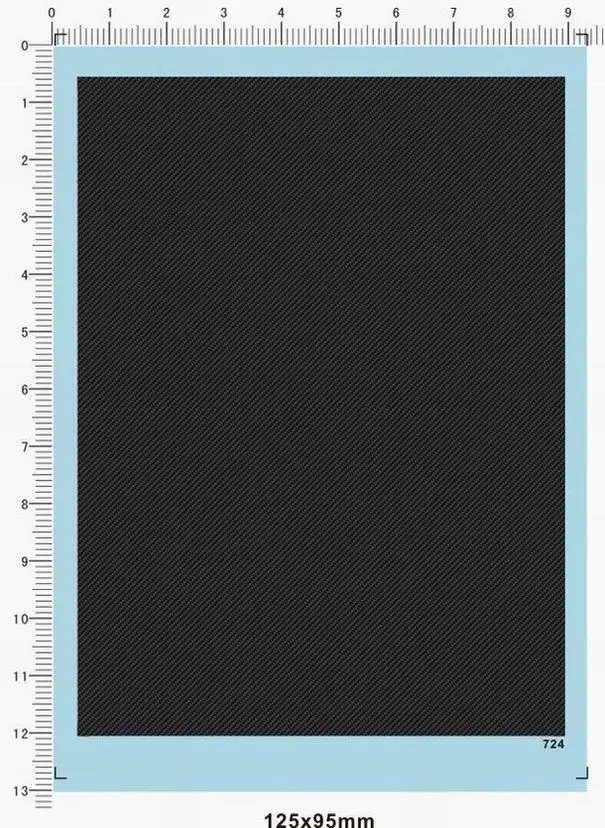 Черная саржевая полоса из углеродного волокна модельная наклейка|Наборы для