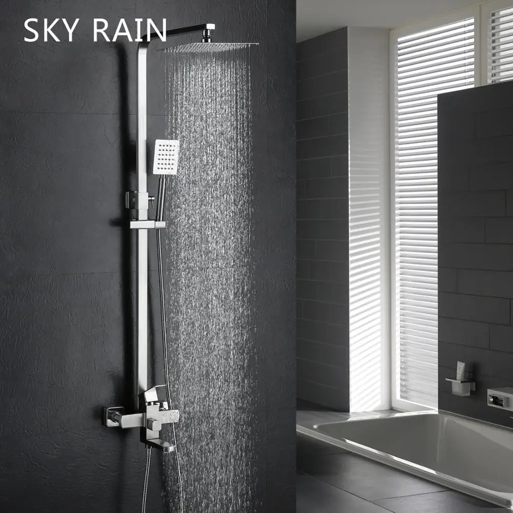 SKY RAIN ванная комната 8 дюймов 304 SUS хит продаж душ с дождевой насадкой ручной