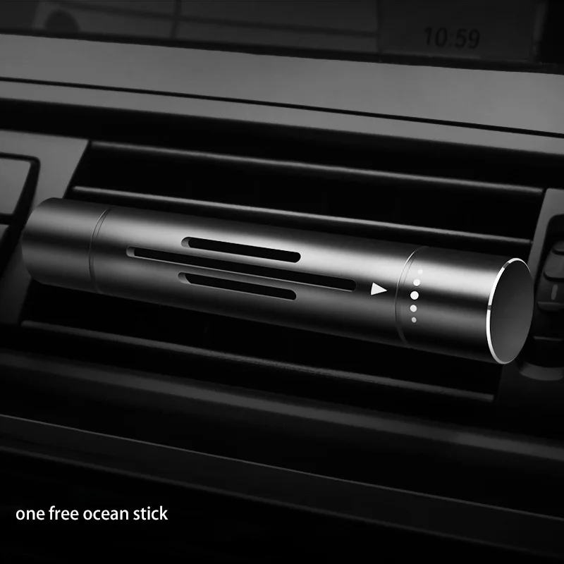 black-1 ocean stick IKSNAIL автомобильный ароматизатор с зажимом для кондиционера, подвесной автомобильный ароматизатор, стойкие ароматы, ароматерапия, специальный освежитель воздуха для автомобиля - Название цвета: black-1 ocean stick