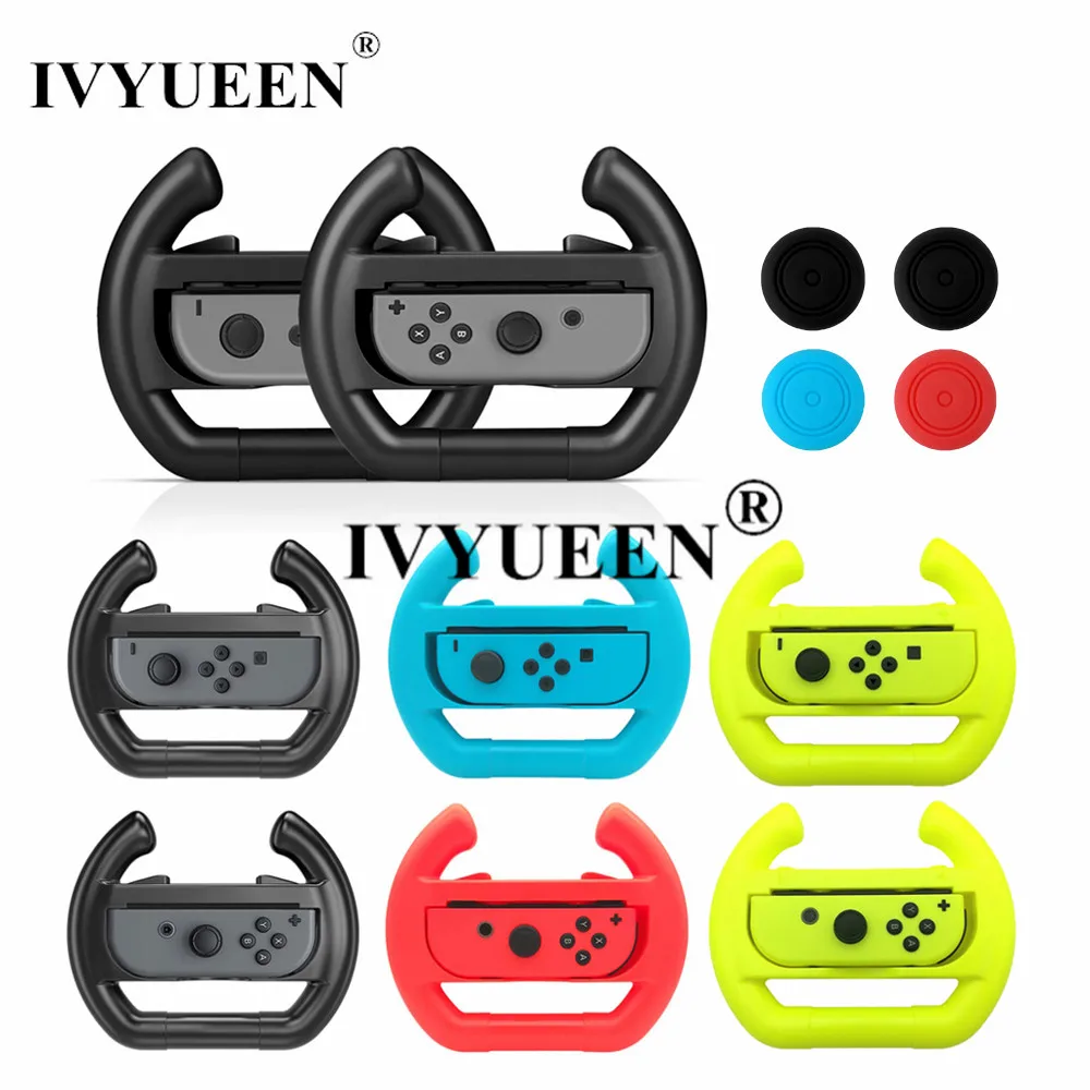 IVYUEEN 2 шт. для Nintendo Switch NS JoyCon контроллер рулевое колесо ручки держатель подставка