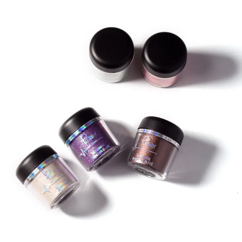 28 цветов яркие Перламутровые тени для век блестящие со стразами |