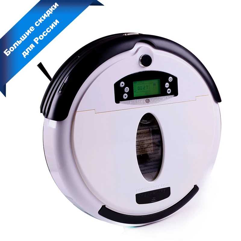 (Free to Russia) Robot Vacuum Cleaner Multifunctional (Vacuum Sweep Mop Flavor) LCD Screen Virtual Blocker Schedule SelfCharge | Бытовая