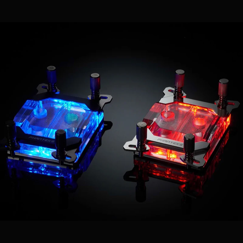 Phanteks C399A AMD X399 TR4 1950x компьютерный процессор водяного охлаждения головы(RGB светильник эффект/медное дно рассеивания тепла