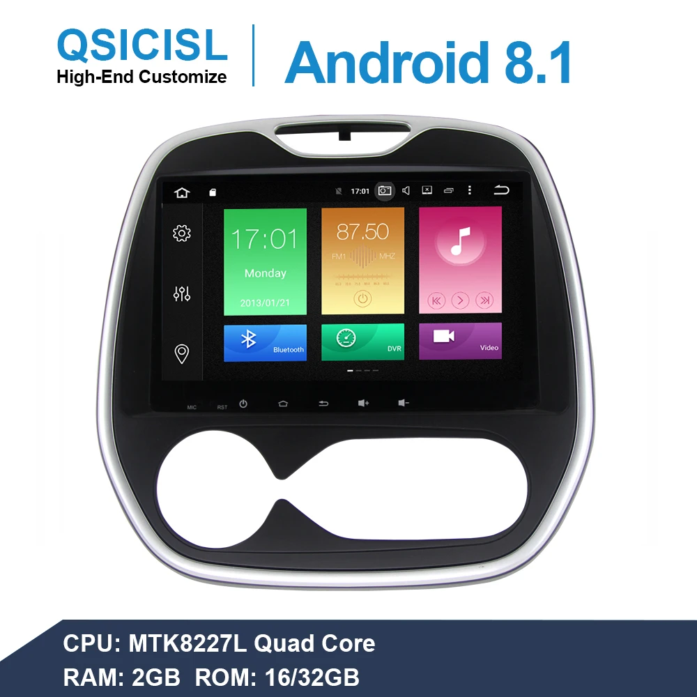 9 &quotips Android 8 1 автомобильный Радио мультимедийный плеер для Renault Captur Автомагнитола