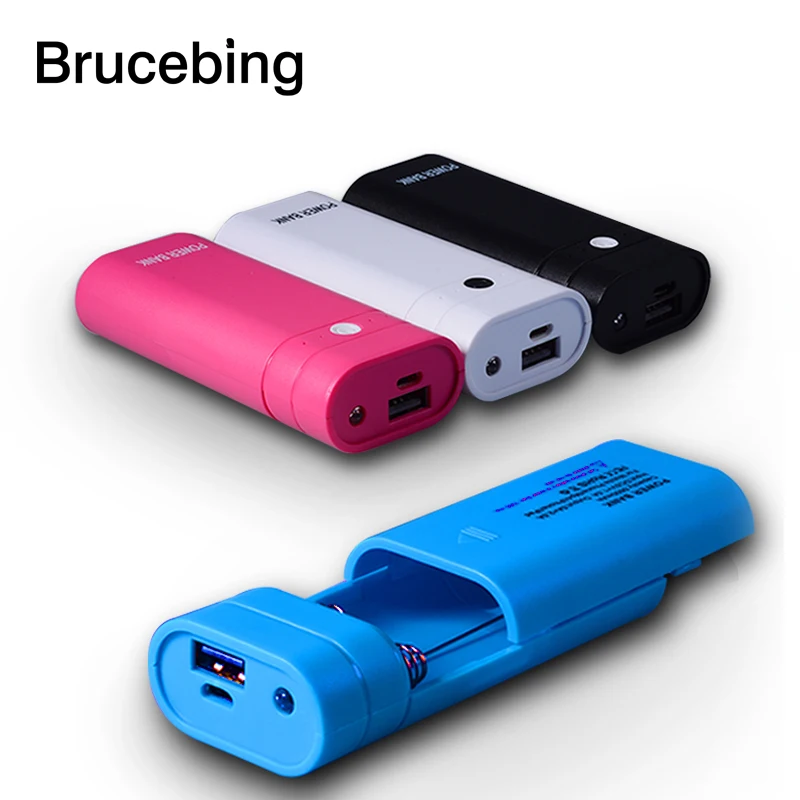 Портативное 2x18650 анти обратное портативное зарядное устройство Комплект для