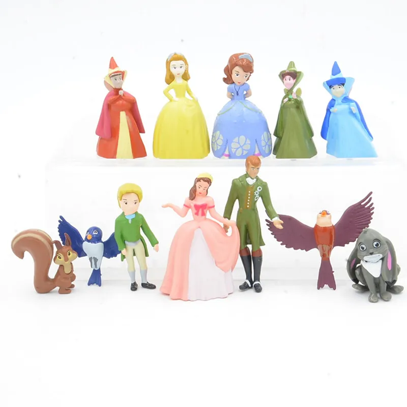 Disney 12 шт./компл. София первая Принцесса ПВХ фигурка игрушки кукла подарок на день