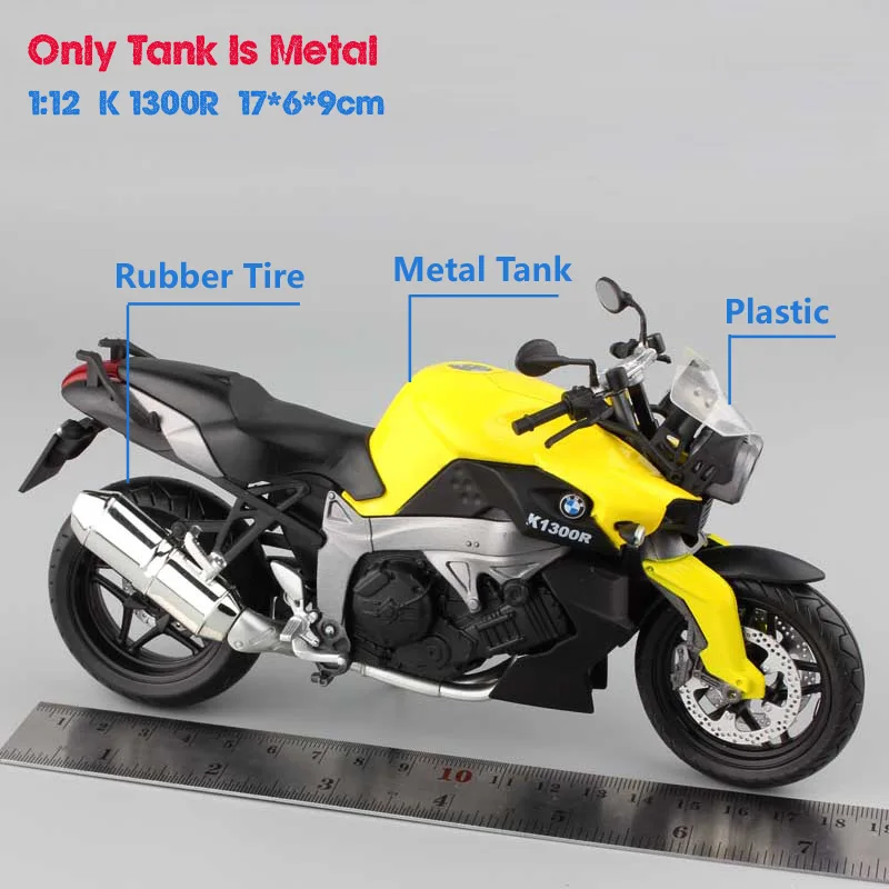 

1/12 Scale Automaxx K1300R K 1300 R muscle bike motorcycle models & diecast vehicle Replicas toy children Motorrad motorbike car