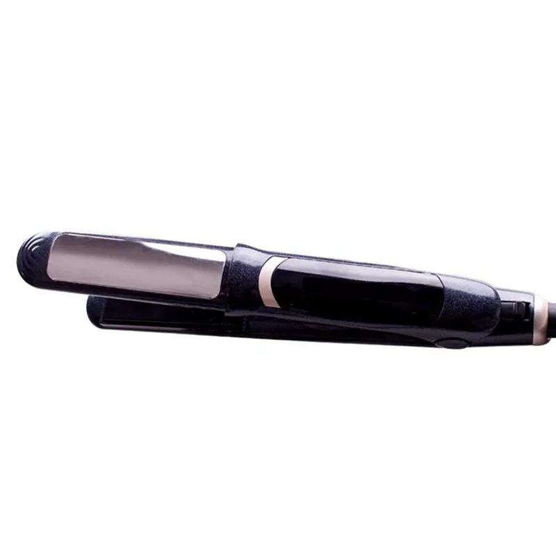 

Tourmaline ceramics Electric splint straightener curling iron mini pull hair straight rolls do not hurt hair internal buckle air
