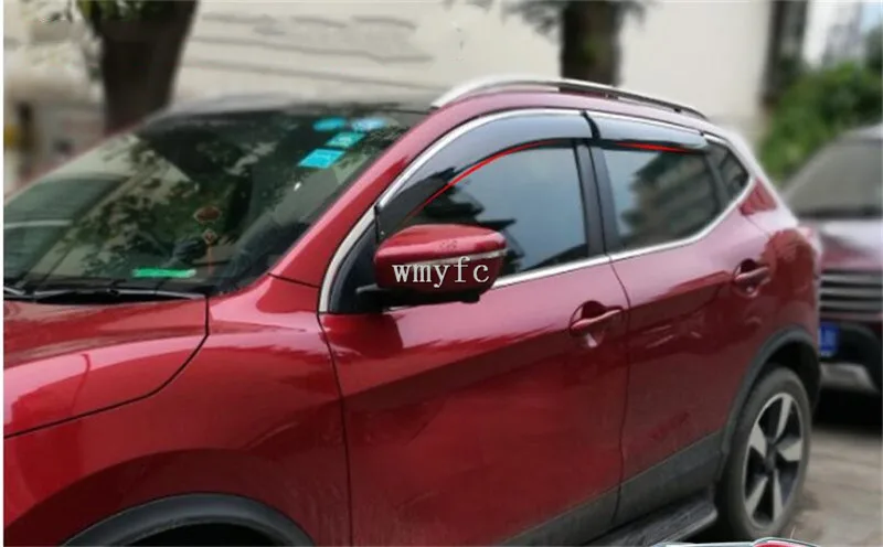 Для NISSAN QASHQAI J11/J10 2007 2019 Аксессуары Боковые оконные дефлекторы защита козырька от