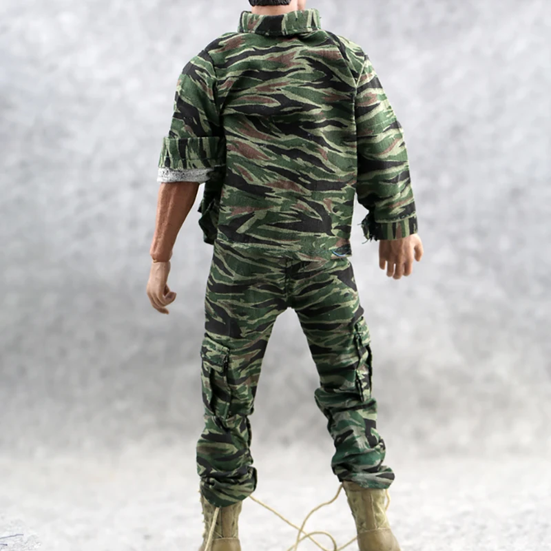 1/6 Sca ActionFigureMilitary форма с рисунком Тигр камуфляжным принтом одежда для девочек