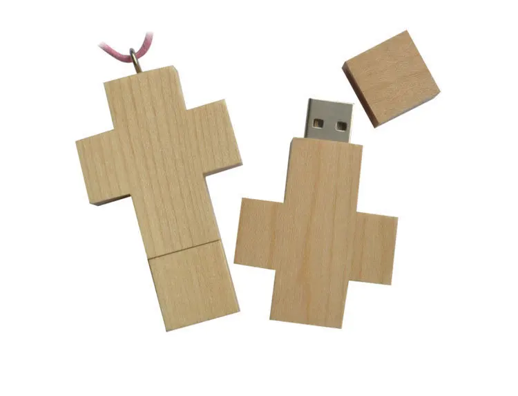 Usb накопитель в виде деревянного Креста waysta 1 Гб 2 4 ГБ 8 16 32 флеш 64 ГБ|64gb pendrive|wooden cross