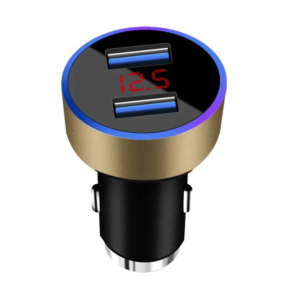 

Автомобильное зарядное устройство с двумя USB-портами, 3,1 А, 5 В