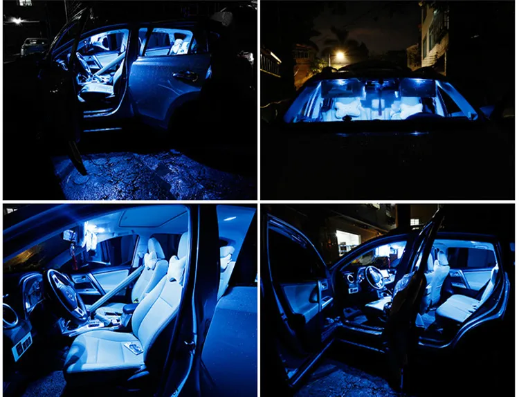 20 штук белый лампа для салона автомобиля светодиод Шина CAN свет комплект с