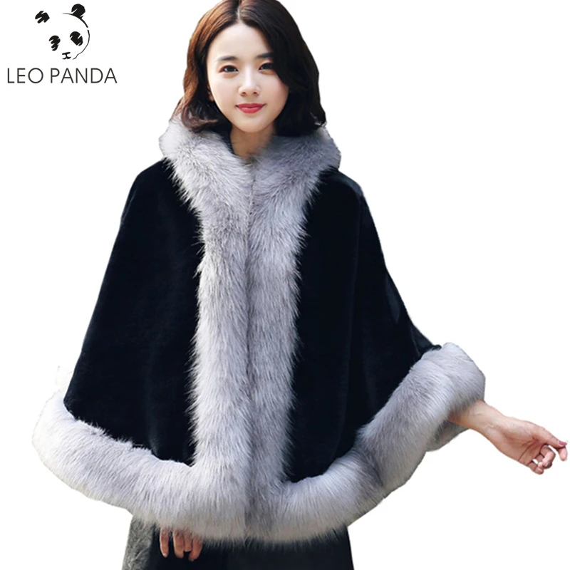 Autumn Winter Women Big size Long sleeves Mink rabbit hair Faux fur Coats New Fashion Warm Thicken Pockets Female Outwear C 626 | Женская