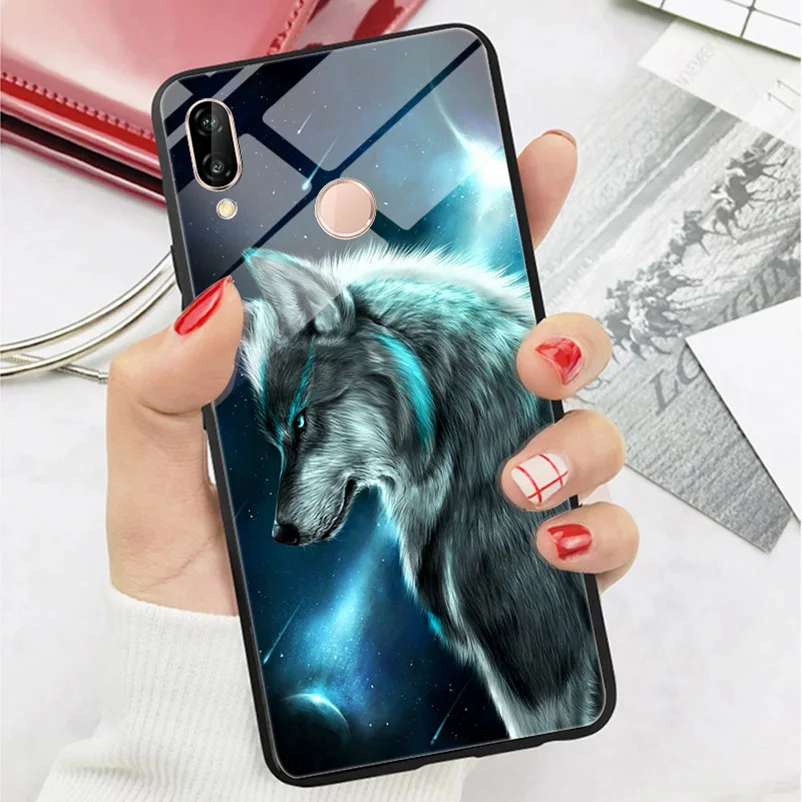 Роскошный стеклянный чехол для Huawei P Smart Mate 10 Lite P20 Pro Y6 2018 телефона Honor 9 7A Play |