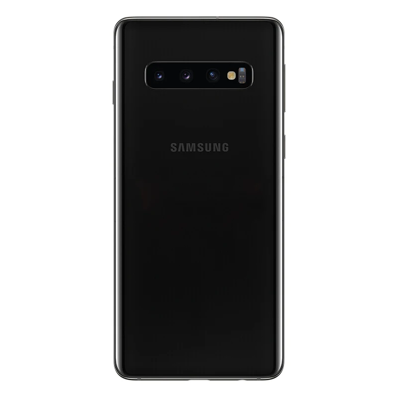Оригинальная замена Батарея задняя крышка двери Стекло для samsung S10 X SM-G9730 S10 плюс SM-G9750 задняя крышка чехол Стекло задняя крышка - Цвет: Black