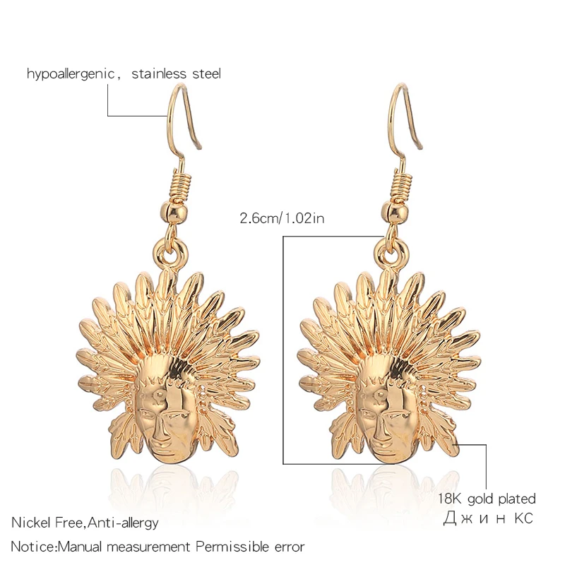Модные серьги в форме листа Сова Gypsy дерево жизни для женщин Висячие с