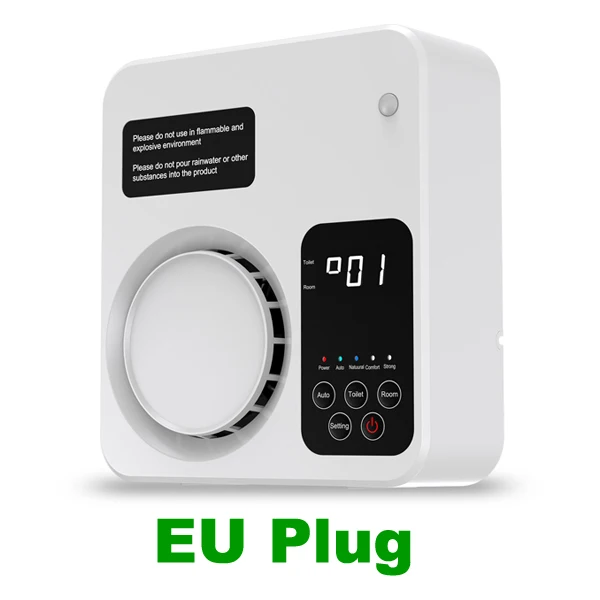 EU Plug Очиститель воздуха для домашних курильщиков, аллергия, Тихая в спальне, система фильтрации, очиститель, очищающая от запаха, дымовая пыль, плесень, умный переключатель - Цвет: EU Plug