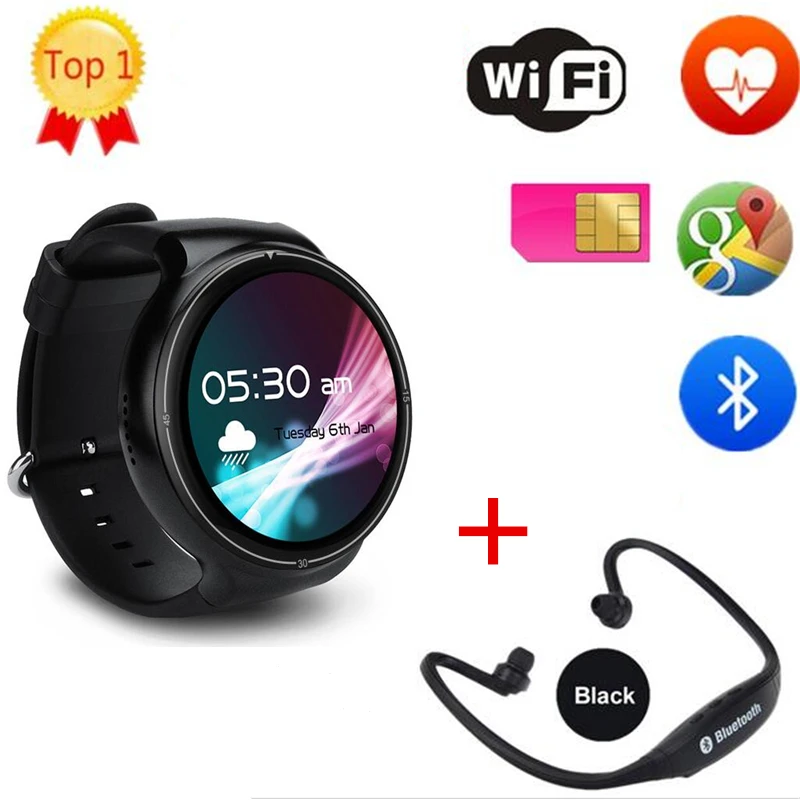 Умные часы I4 AIR MTK6580 2 ГБ + 16 3G gps WiFi 400 мАч умные с напоминанием о звонках Android 5 1