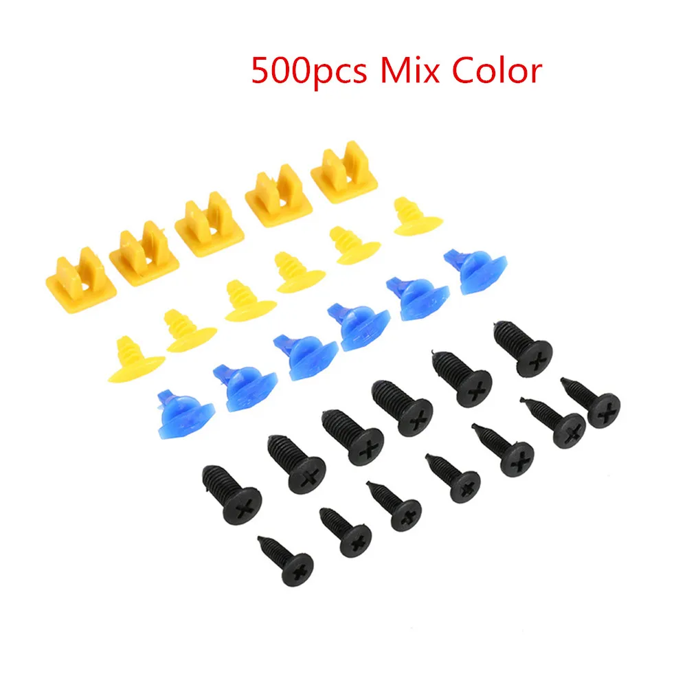 Новое поступление 50x Авто двери автомобиля толкатель пластиковые заклепки