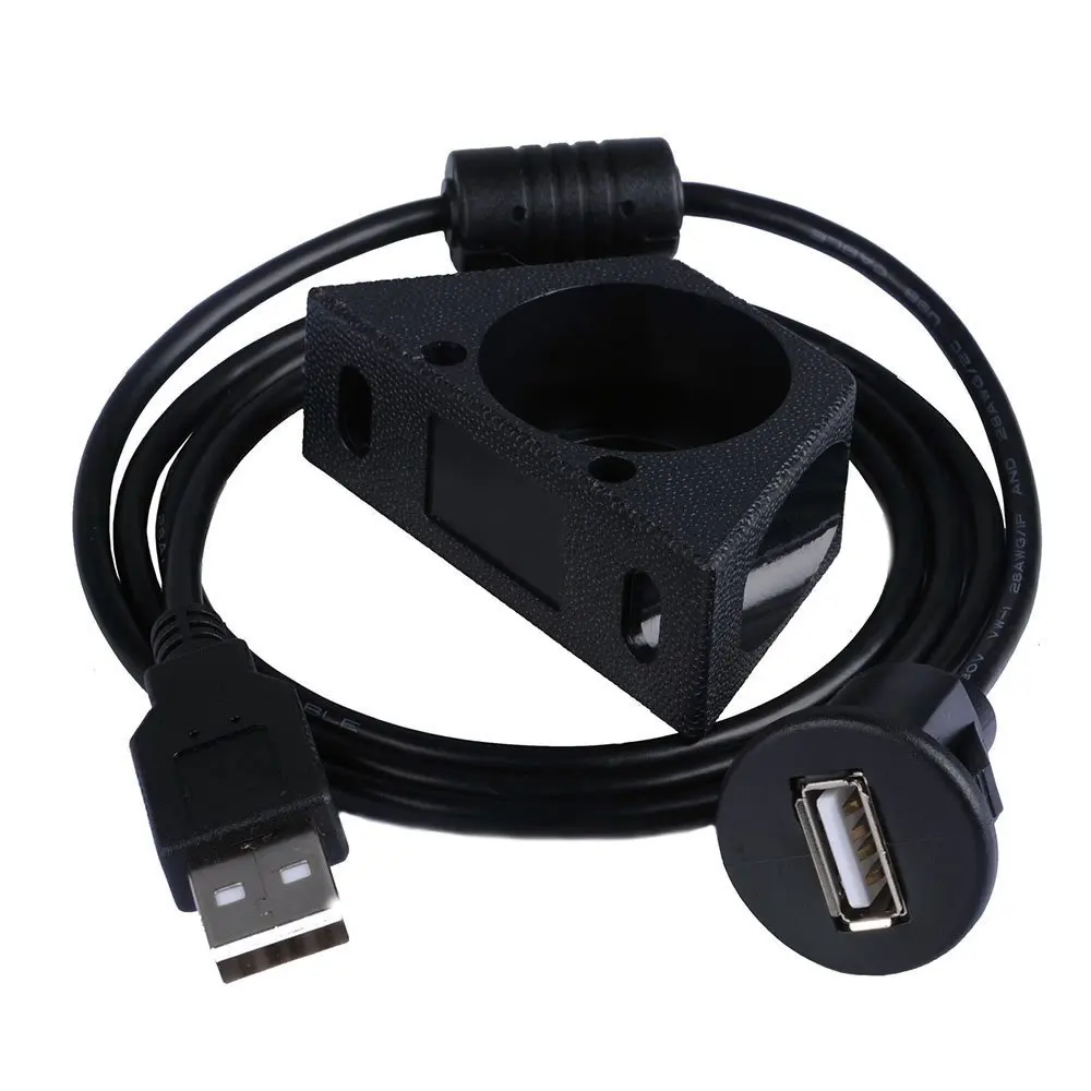 Lonleap USB M/F в автомобиль тире монтажная панель установка AUX удлинитель адаптер