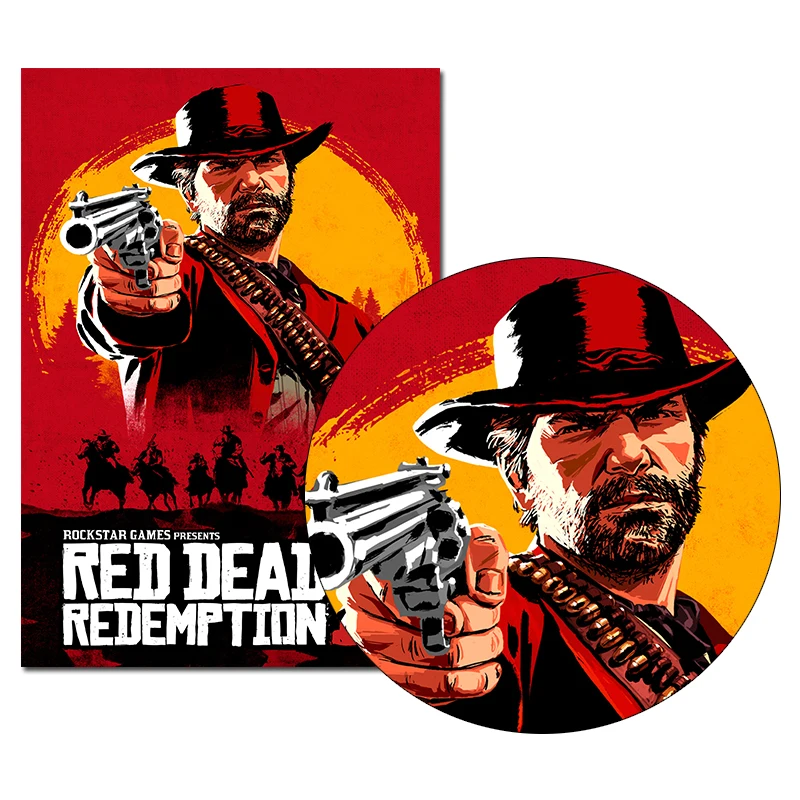 Red Dead Redemption 2 Game холст постер настенное художественное изображение живопись 20x30