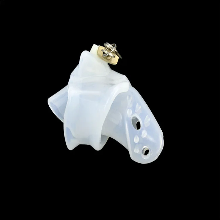 Силиконовый пояс верности с зазубринами для массажа головки члена