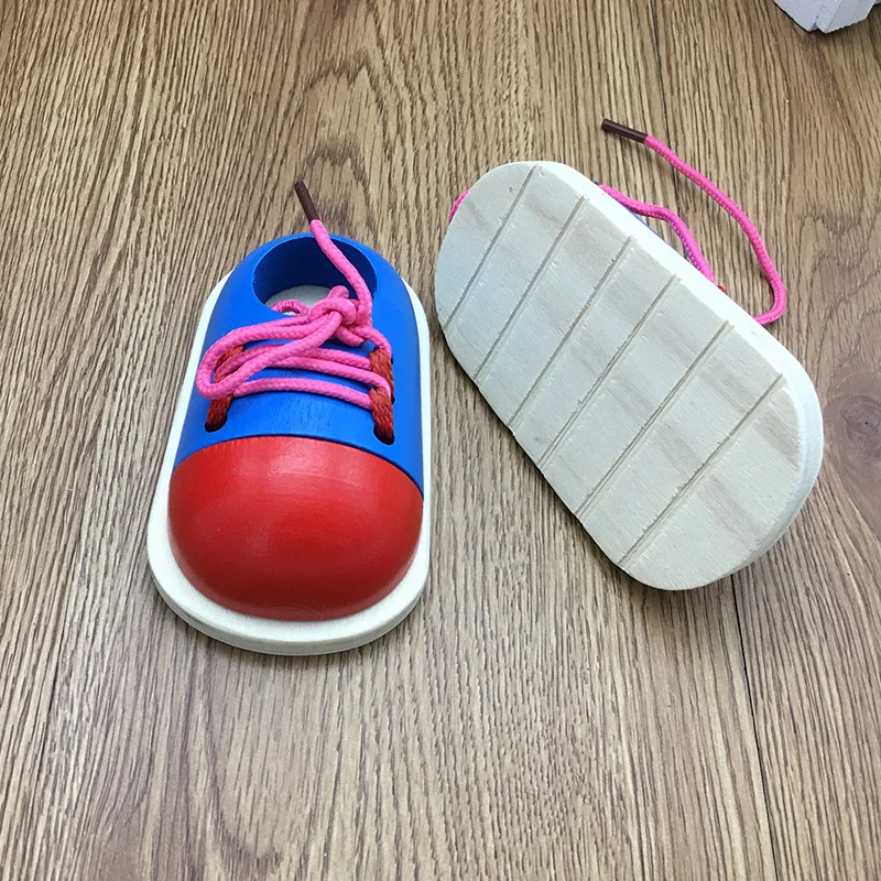 JaheerToy детские игрушки галстук шнурки Монтессори обучающая игрушка для девочек 3 4