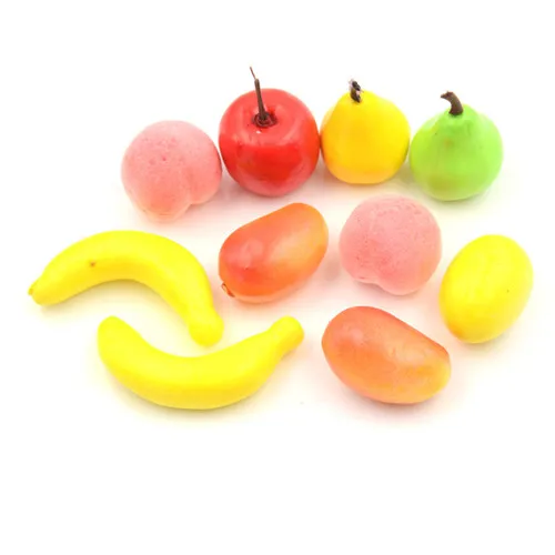 

10pc Plastic Fruit Vegetables Cutting Early Development Toy and Education Toy for Baby