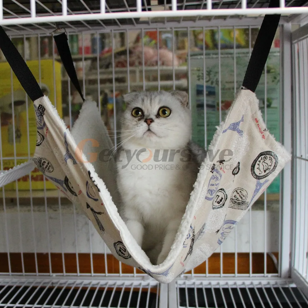 Pet крыса кролик/хорька Шиншилла/Кошка Одеяло Гамак покрывало мешок|Кровати и