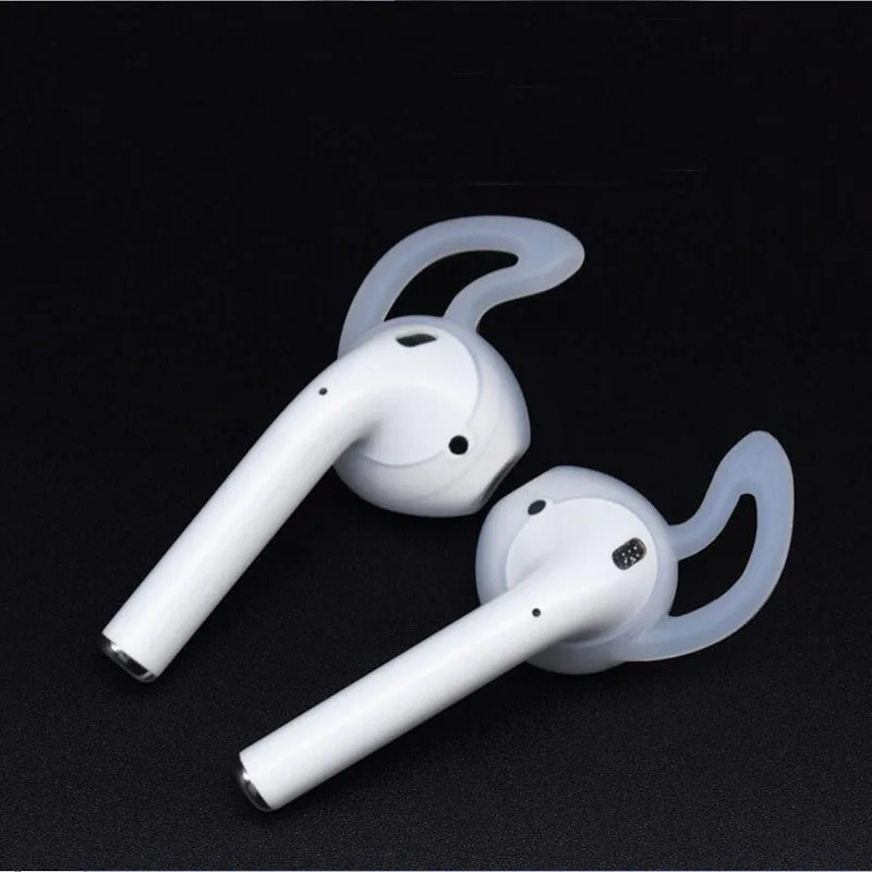 1 пара для Iphone X XR 8 7 AirPods Замена мягких силиконовых Противоскользящих ушных крышек