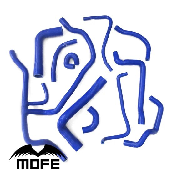 

Mofe11PCS Blue Silicone Radiator Hose Kit For BMW E34 5 Series 1986-1996