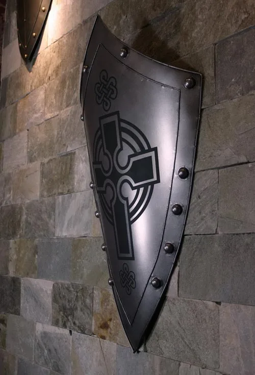 Средневековый защитный экран под старину/Античная пленка оружия и телевизионные