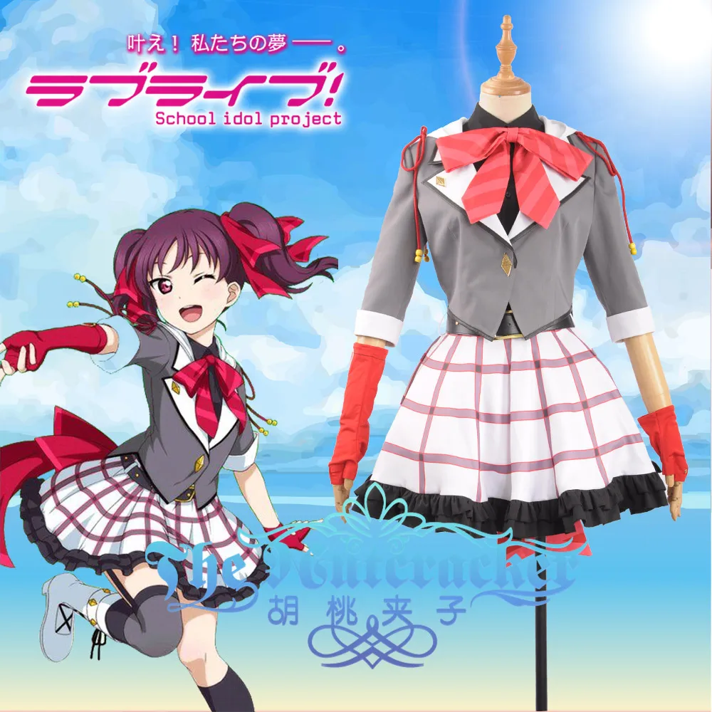 Аниме! Lovelive! Солнце! Женская готическая униформа для костюмированной вечеринки