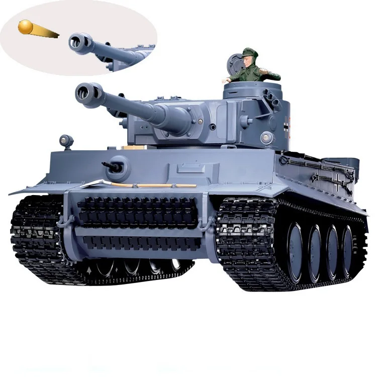 Танк 3818 1 2 4G 1:16 Tiger I металлический катапрель снаряжение и индуктор HengLong
