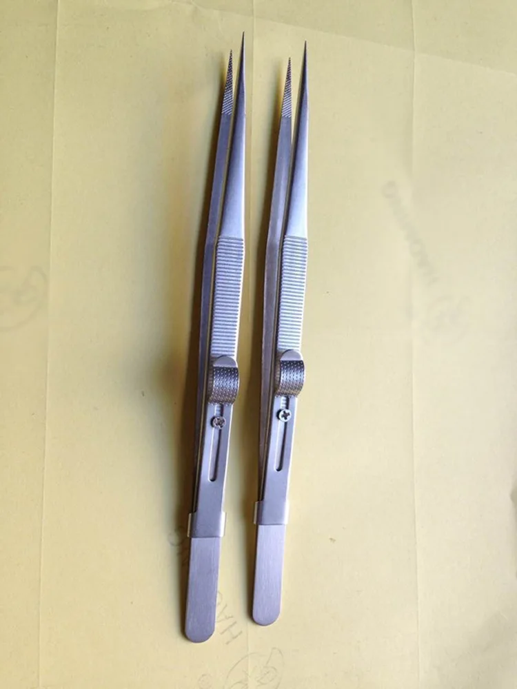 160 мм Регулируемые антистатические пинцеты из нержавеющей стали прямые