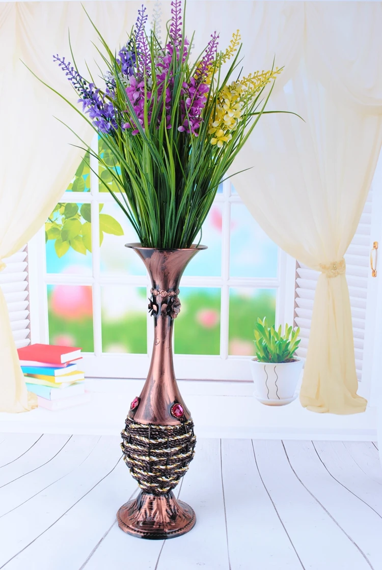 52 см 9 филиалов искусственные цветы растения лаванды листья травы с цветочным