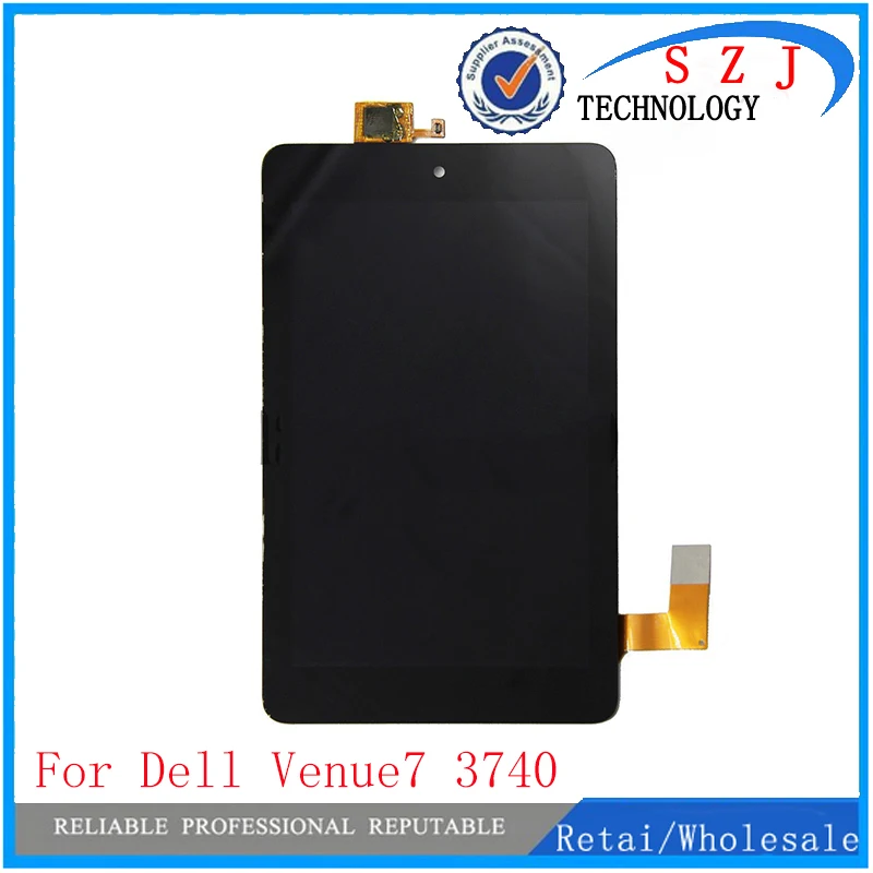 Новый 7-дюймовый ЖК-монитор для Dell Venue 7 3740 с сенсорной панелью дигитайзер стекло в