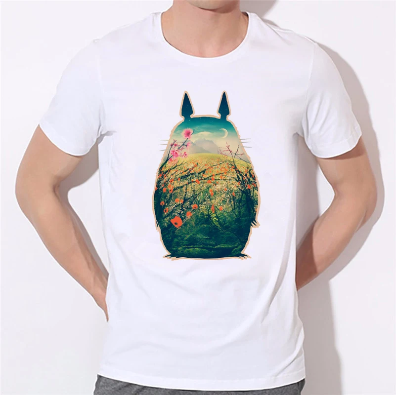 Totoro кошмар забавный графический дизайн печатная Мода Новое поступление мужская