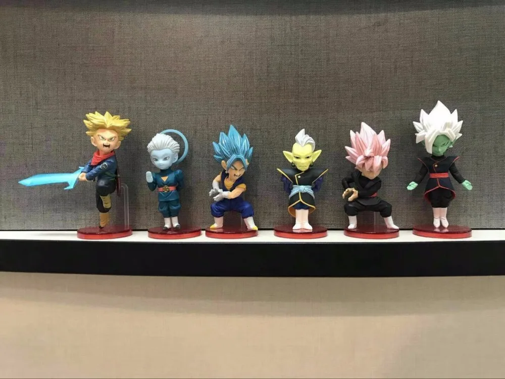 Dragon Ball Super vol.7 Trunks vegetto Zamasu Saiyan Rose Goku Black Grand Priest Jiren Kale Frieza PVC Фигурки игрушки|Игровые