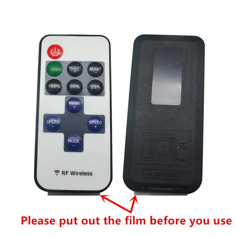 Мини светодиодный контроллер постоянного тока 12 В диммер 433 МГц беспроводной