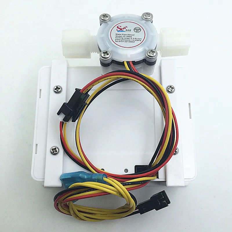 Датчик расхода воды с ЖК дисплеем 3 24 В 0 6 л/мин|flow sensor|sensor flowflow meter water |