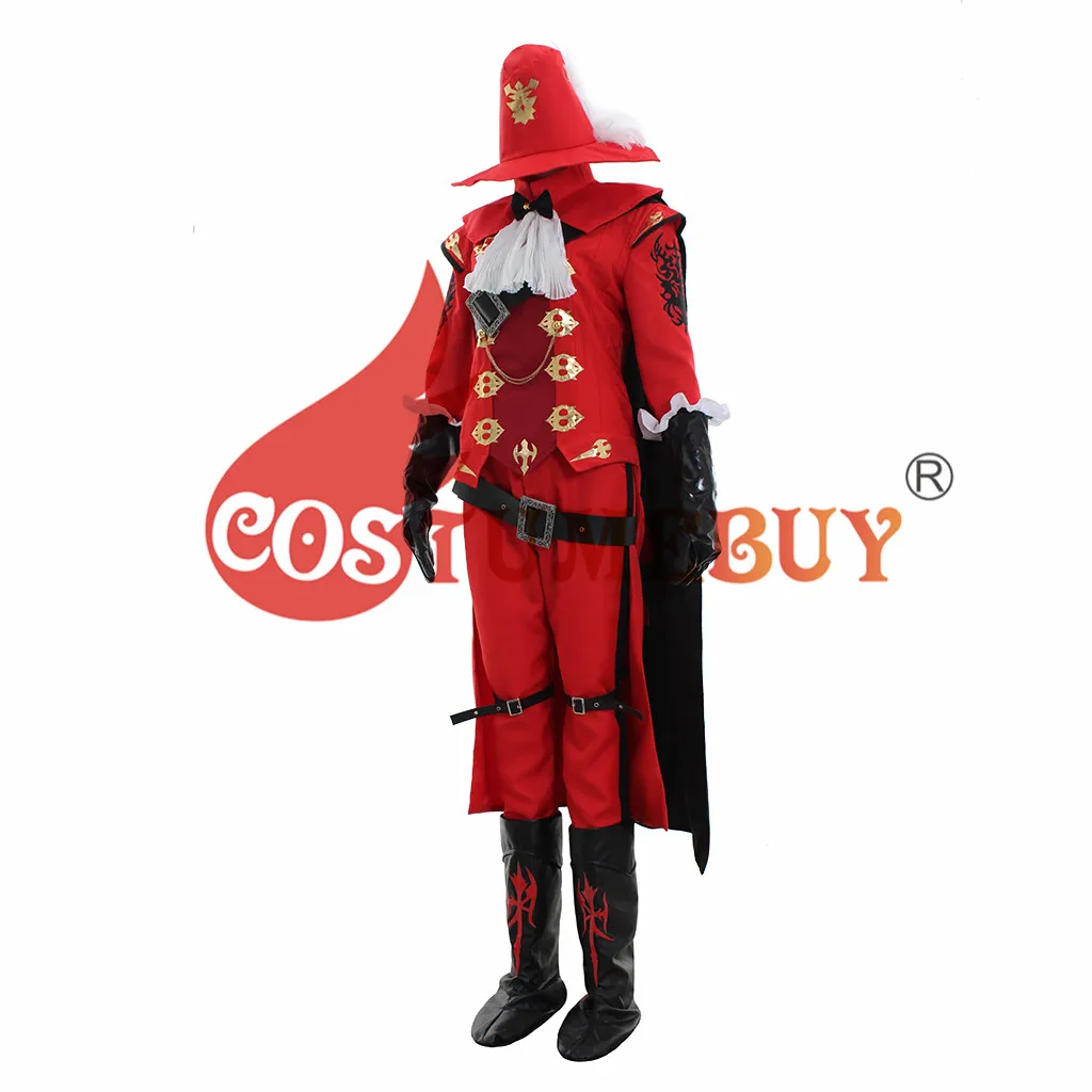 Костюм для косплея Красный Маг финальная фантазия Хэллоуин карнавал