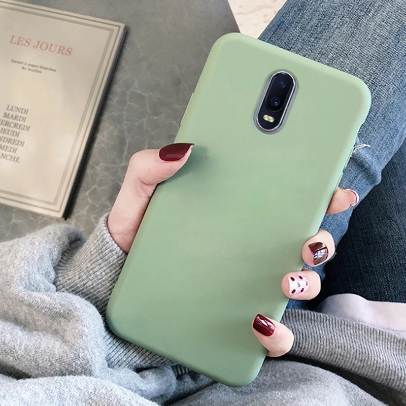 Мягкий ТПУ, конфетный цветной чехол для телефона для One Plus 3 3T 5 5T 6 6T Oneplus 7 Pro Твердый защитный чехол