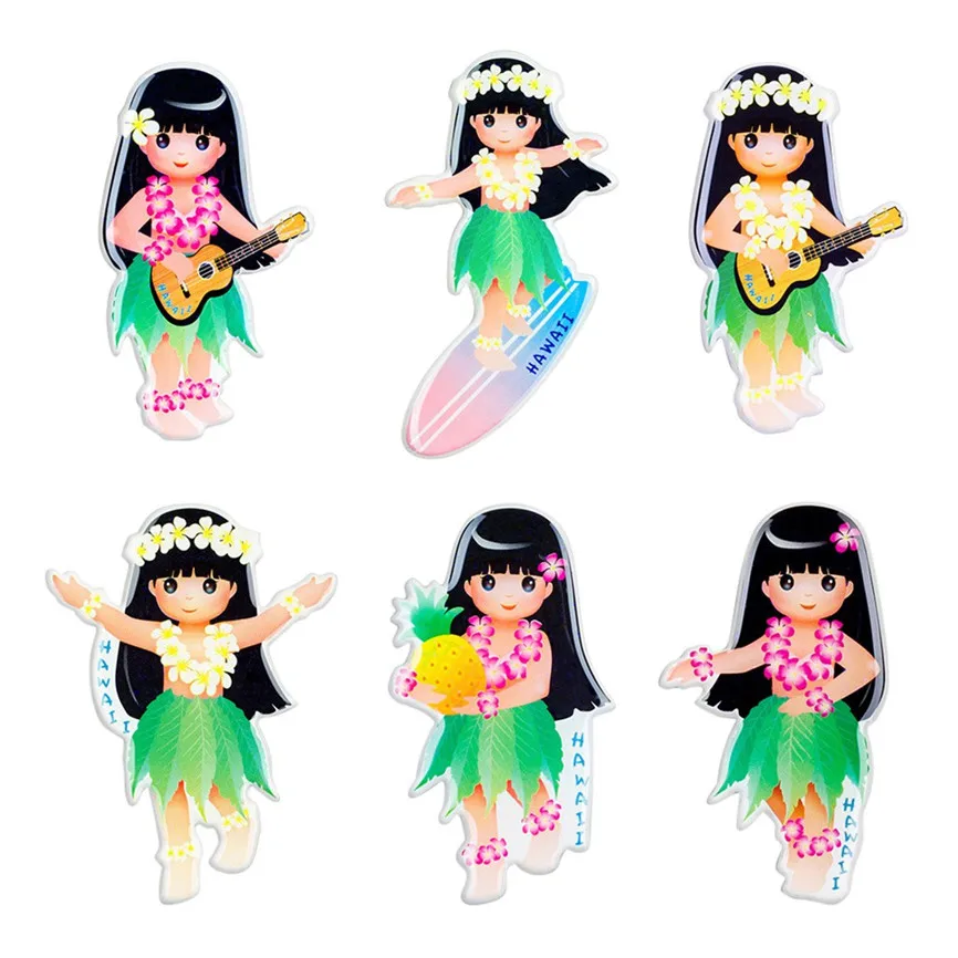 6 шт. магнитные наклейки на холодильник с каменной росписью серия птиц настенные