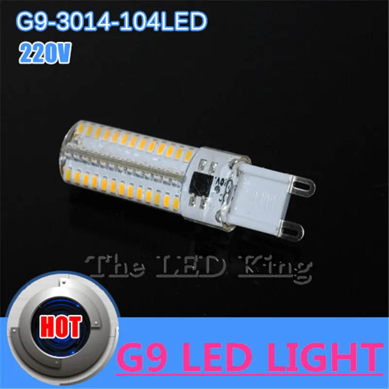 2019 Новый g9 Светодиодная лампа 5 Вт 9 12 15 AC 220V G9 SMD 2835 3014Led Свеча светильник заменить