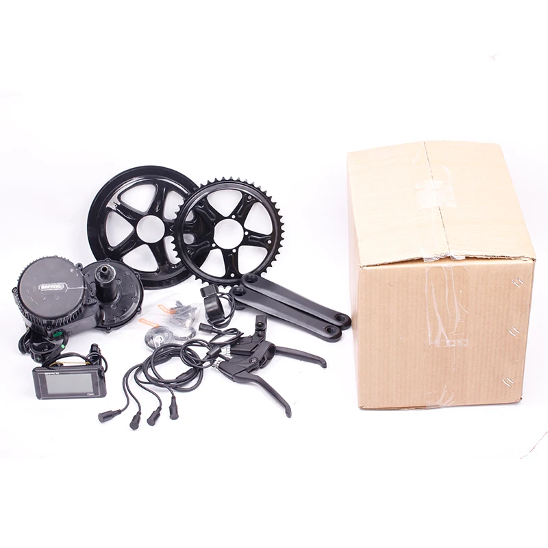 Комплект для переоборудования велосипеда Bafang 36V350W 8Fun BBS01 350 Вт 36 BBS 01|Двигатель
